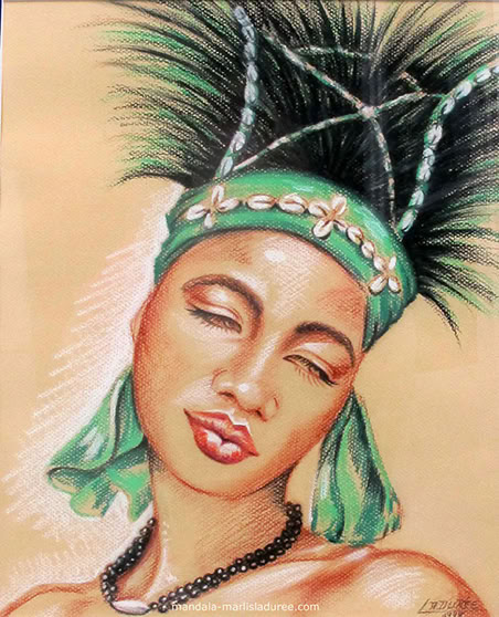 Jeune femme de cote d'ivoire