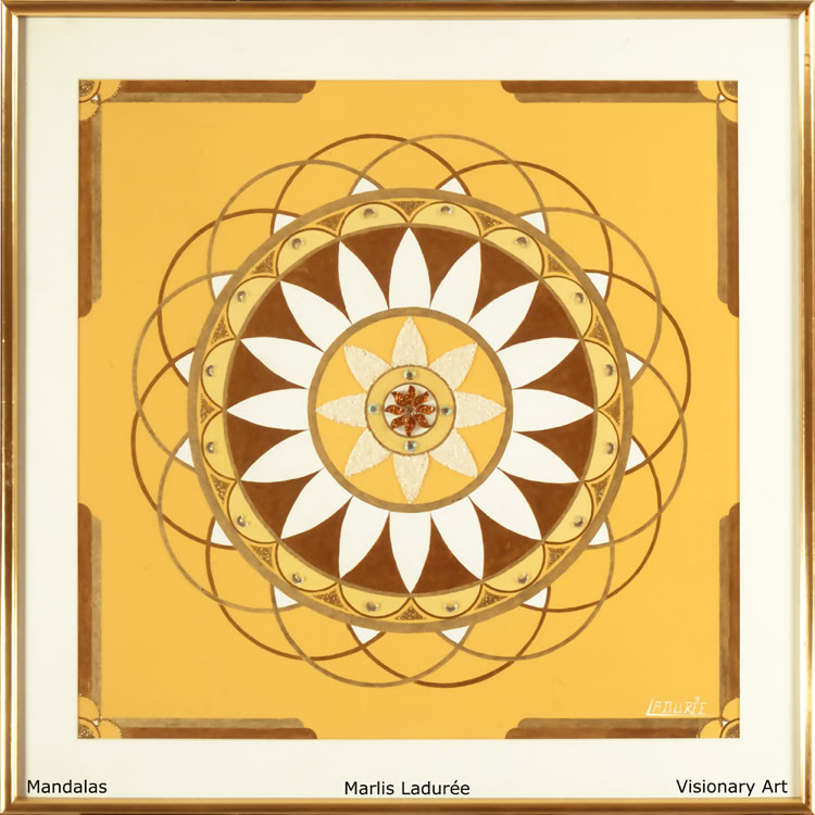 REVELATION LUMINEUSE 60 cm x 60 cm Gouaches on paper, rhinestones..