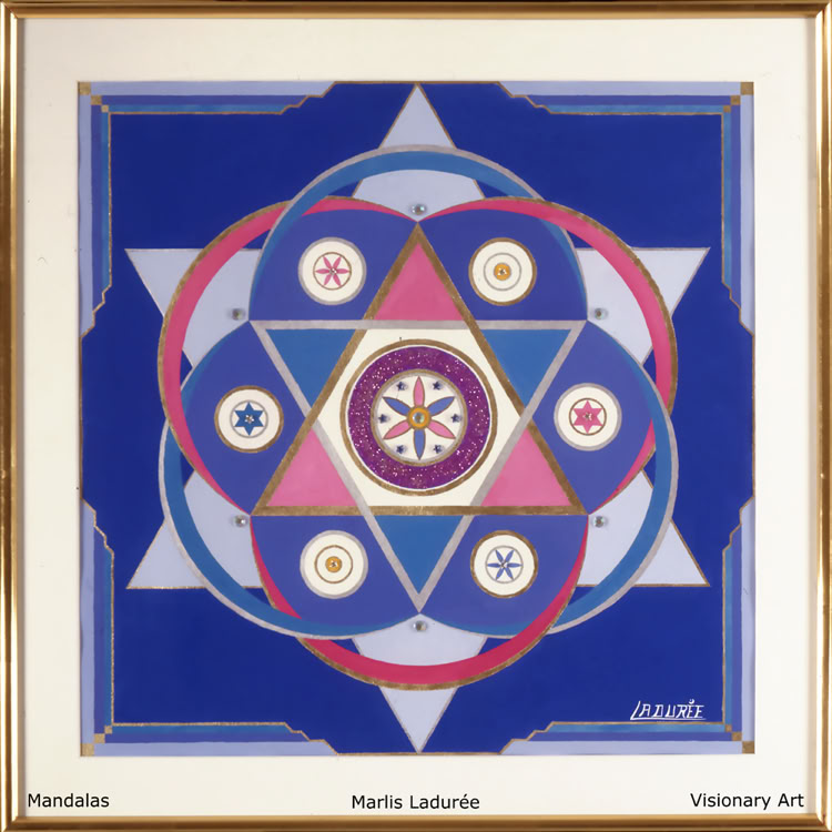 CELESTIAL SPIRIT 60 cm x 60 cm Gouaches on paper, rhinestones..