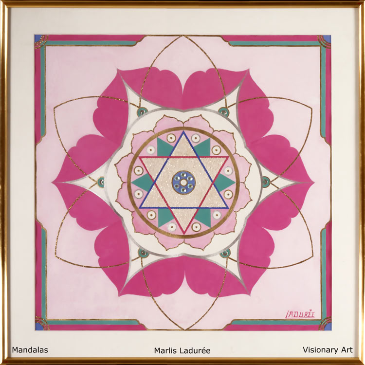 RENAISSANCE DE LA SAGESSE 60 cm x 60 cm Gouaches on paper, rhinestones.