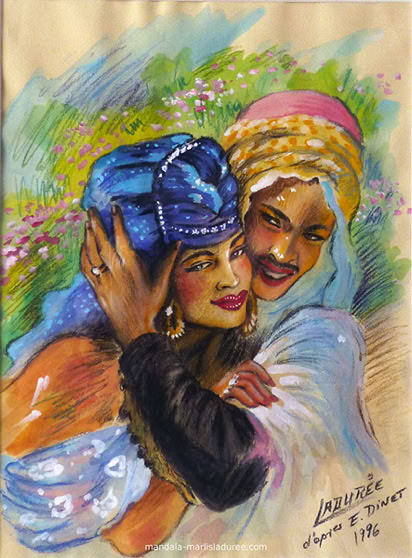 les amoureux selon E.Dinet