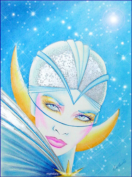 Luna Dry pastels on canson 37 x 28 cm 1986
