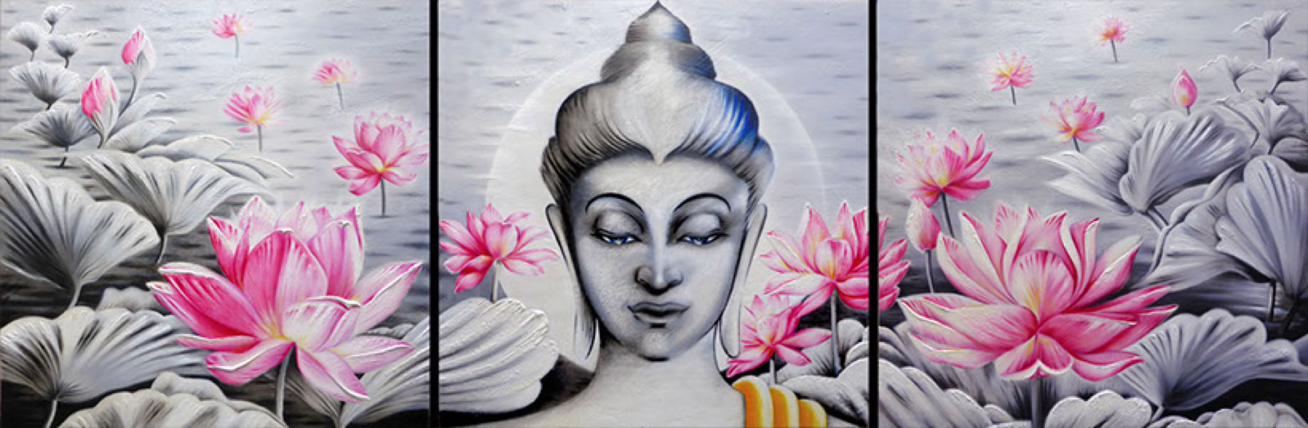 Siddharta Oil on canvas 240 x 80 cm 2015